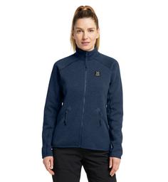 Rückansicht von Haglöfs Risberg Fleecejacke Damen Tarn Blue Solid