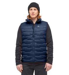 Rückansicht von Haglöfs ROC Flash Down Vest Outdoorweste Herren Tarn Blue