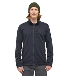 Rückansicht von Haglöfs Rosson Mid Jacket Fleecejacke Herren True Black