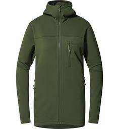 Haglöfs Rosson Mid Hood Fleecejacke Damen Seaweed Green