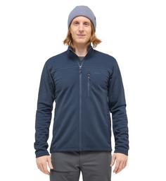 Rückansicht von Haglöfs Rosson Mid Jacket Fleecejacke Herren Tarn Blue