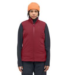 Rückansicht von Haglöfs Mimic Alert Vest Outdoorweste Damen Carmine Red