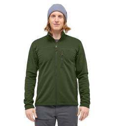 Rückansicht von Haglöfs Rosson Mid Jacket Fleecejacke Herren Seaweed Green