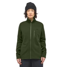 Rückansicht von Haglöfs Rosson Mid Jacket Fleecejacke Damen Seaweed Green