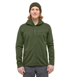 Rückansicht von Haglöfs Rosson Mid Hood Fleecejacke Herren Seaweed Green