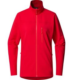 Haglöfs Rosson Mid Jacket Fleecejacke Damen Bright Red