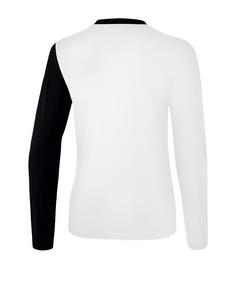 Rückansicht von Erima 5-C Longsleeve Damen Funktionssweatshirt Damen WeissSchwarzGrau