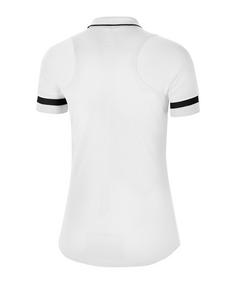 Rückansicht von Nike Academy 21 Poloshirt Damen Poloshirt Damen weissschwarz