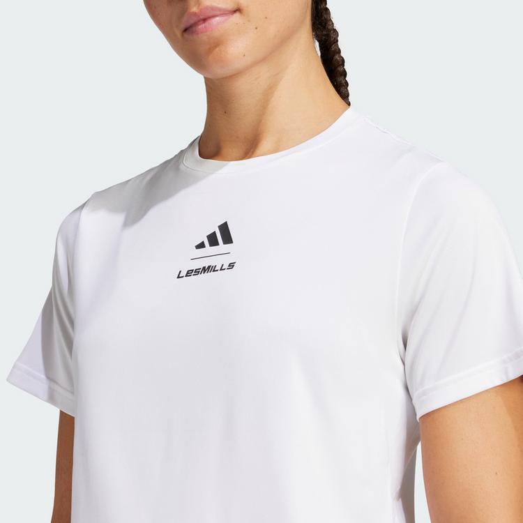 adidas adidas Les Mills Grafik T-Shirt Funktionsshirt Damen - White - 1 | SportScheck
