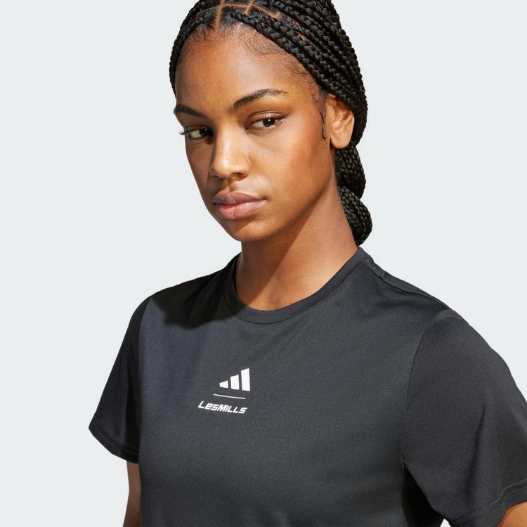 adidas adidas Les Mills Grafik T-Shirt Funktionsshirt Damen - Black - 1 | SportScheck