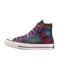 CONVERSE Chuck Taylor 70 Tie Die Plaid Sneaker Herren schwarz