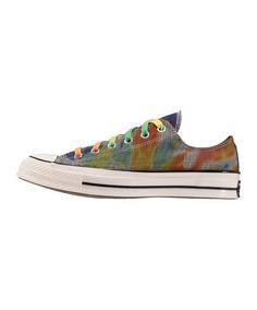 CONVERSE Chuck Taylor 70 OX Tie Die Plaid Sneaker Sneaker Herren grau