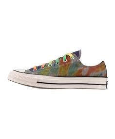 CONVERSE Chuck Taylor 70 OX Tie Die Plaid Sneaker Herren grau