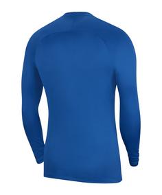 Rückansicht von Nike Park Underwear Mock Funktionsshirt Herren blauweiss