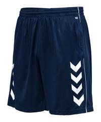 hummel hmlCORE XK Poly Coach Short Fu&szlig;ballshorts Herren - blau