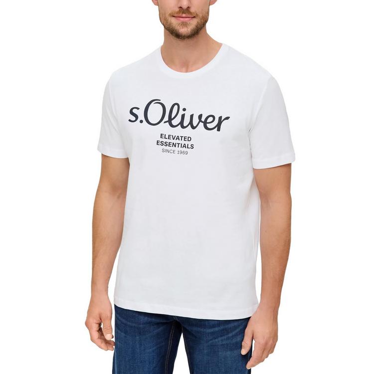 S.OLIVER S.OLIVER T-Shirt T-Shirt Herren - Hellgr&uuml;n/Wei&szlig;/Hellgrau/Schwarz - 5 | SportScheck