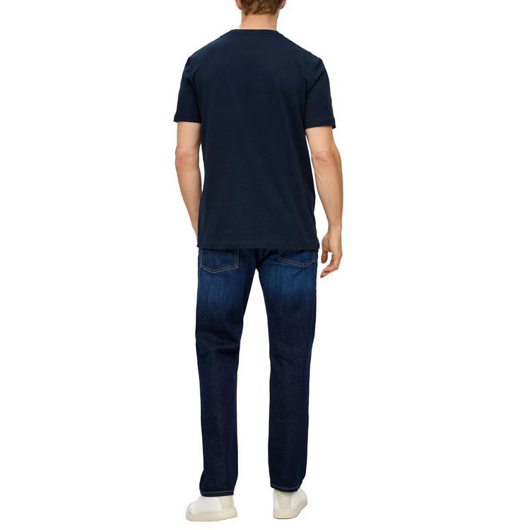 S.OLIVER S.OLIVER T-Shirt T-Shirt Herren - Orange/Wei&szlig;/Dunkelblau/Schwarz - 10 | SportScheck