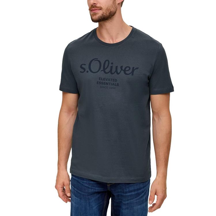 S.OLIVER S.OLIVER T-Shirt T-Shirt Herren - Hellblau/Dunkelblau/Dunkelgrau/Schwarz - 6 | SportScheck
