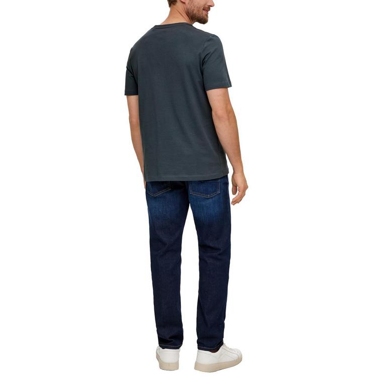 S.OLIVER S.OLIVER T-Shirt T-Shirt Herren - T&uuml;rkis/Dunkelgrau/T&uuml;rkis/Schwarz - 11 | SportScheck