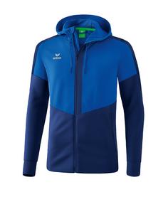 Erima Squad Kapuzen-Trainingsjacke Trainingsjacke blau