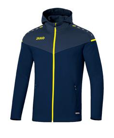 JAKO Champ 2.0 Kapuzenjacke Damen Trainingsjacke Damen blaugelb