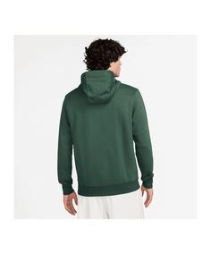 Rückansicht von Nike Club Hoody Sweatjacke Herren gruen