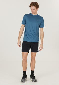 Rückansicht von Endurance Dipose Laufshirt Herren 2164 Slate Blue