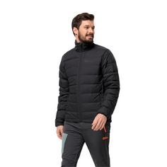 Rückansicht von Jack Wolfskin ATHER DOWN JKT M Daunenjacke Herren black