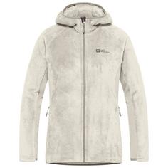 Jack Wolfskin ROTWAND HOODED FZ W Fleecejacke Damen seal