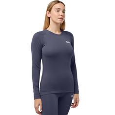 Rückansicht von Jack Wolfskin INFINITE WARM LS W Funktionsshirt Damen graphite