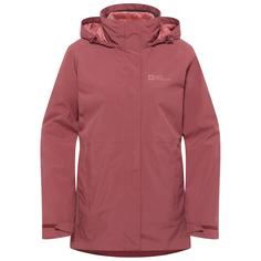 Jack Wolfskin ROTWAND 3IN1 JKT W Doppeljacke Damen red ochre