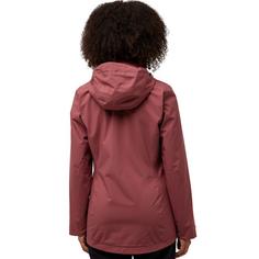 Rückansicht von Jack Wolfskin ROTWAND 3IN1 JKT W Doppeljacke Damen red ochre