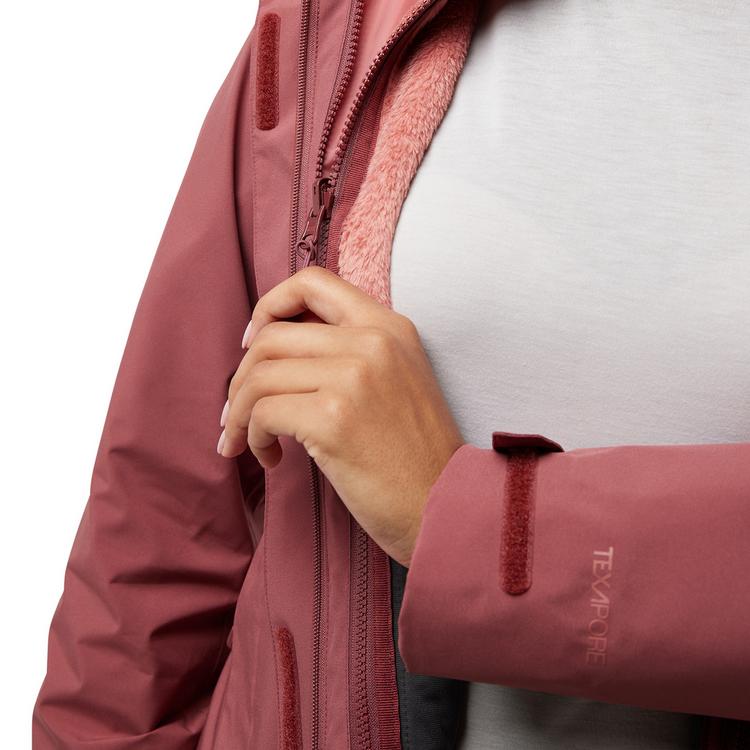 Jack Wolfskin Jack Wolfskin ROTWAND 3IN1 JKT W Doppeljacke Damen - red ochre - 8 | SportScheck