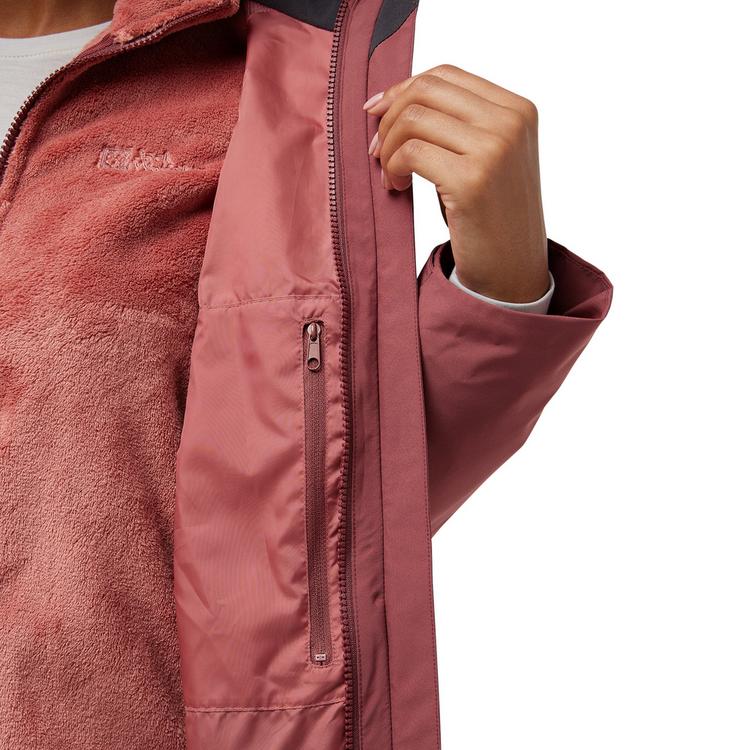 Jack Wolfskin Jack Wolfskin ROTWAND 3IN1 JKT W Doppeljacke Damen - red ochre - 9 | SportScheck