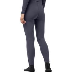 Rückansicht von Jack Wolfskin INFINITE LIGHT PANTS W Funktionshose Damen graphite