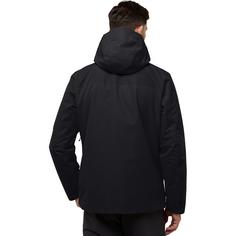 Rückansicht von Jack Wolfskin JASPER 3IN1 JKT M Doppeljacke Herren black