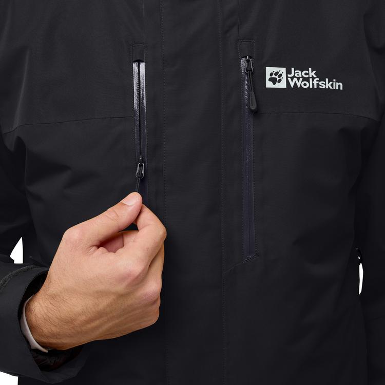 Jack Wolfskin Jack Wolfskin JASPER 3IN1 JKT M Doppeljacke Herren - black - 5 | SportScheck