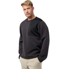 Rückansicht von Jack Wolfskin WANDEREST PULLOVER M Sweatshirt Herren granite black