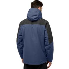 Rückansicht von Jack Wolfskin ROMBERG 3IN1 JKT M Doppeljacke Herren midnight sky