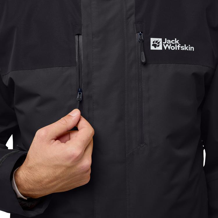 Jack Wolfskin Jack Wolfskin JASPER 3IN1 JKT M Doppeljacke Herren - phantom - 5 | SportScheck