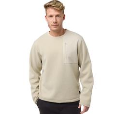 Rückansicht von Jack Wolfskin WANDEREST PULLOVER M Sweatshirt Herren seal