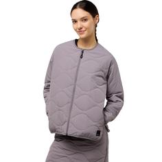 Rückansicht von Jack Wolfskin WANDERSOME INS JKT W Fahrradjacke Damen dark taupe