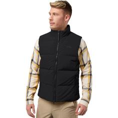 Rückansicht von Jack Wolfskin NORDLICHT VEST M Daunenweste Herren mustard