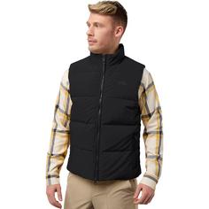 Rückansicht von Jack Wolfskin NORDLICHT VEST M Daunenweste Herren black