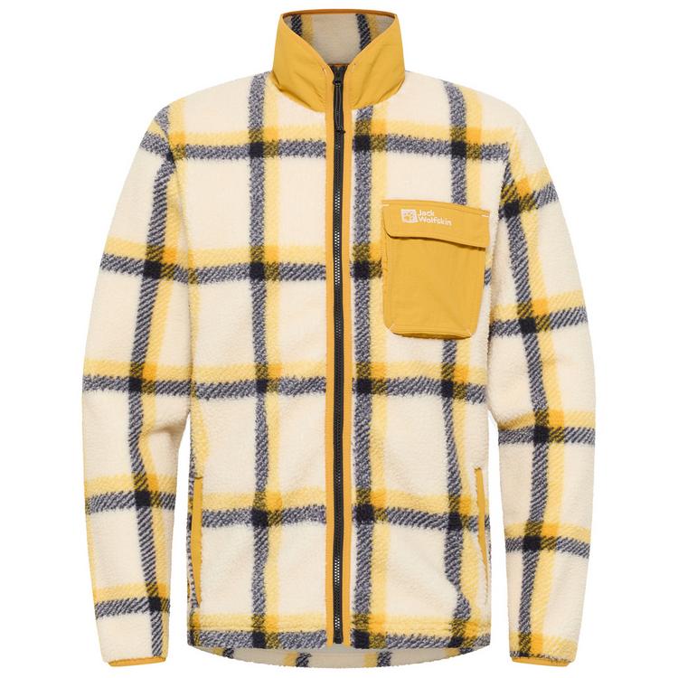 Jack Wolfskin Jack Wolfskin FELSLICHT CHECK JKT M Fleecejacke Herren - panna cotta - 0 | SportScheck