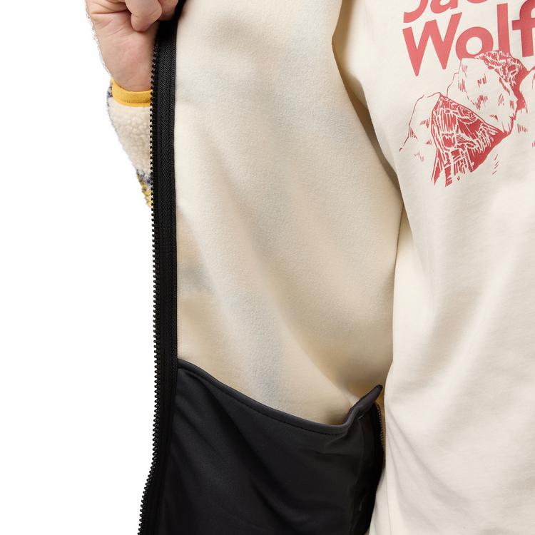 Jack Wolfskin Jack Wolfskin FELSLICHT CHECK JKT M Fleecejacke Herren - panna cotta - 4 | SportScheck