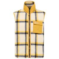 Jack Wolfskin FELSLICHT CHECK VEST M Fleeceweste Herren - panna cotta