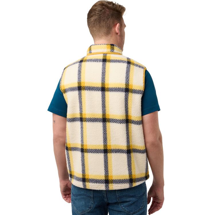 Jack Wolfskin Jack Wolfskin FELSLICHT CHECK VEST M Fleeceweste Herren - panna cotta - 1 | SportScheck