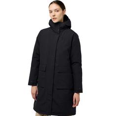 Rückansicht von Jack Wolfskin WINTERTOR COAT W Daunenmantel Damen black