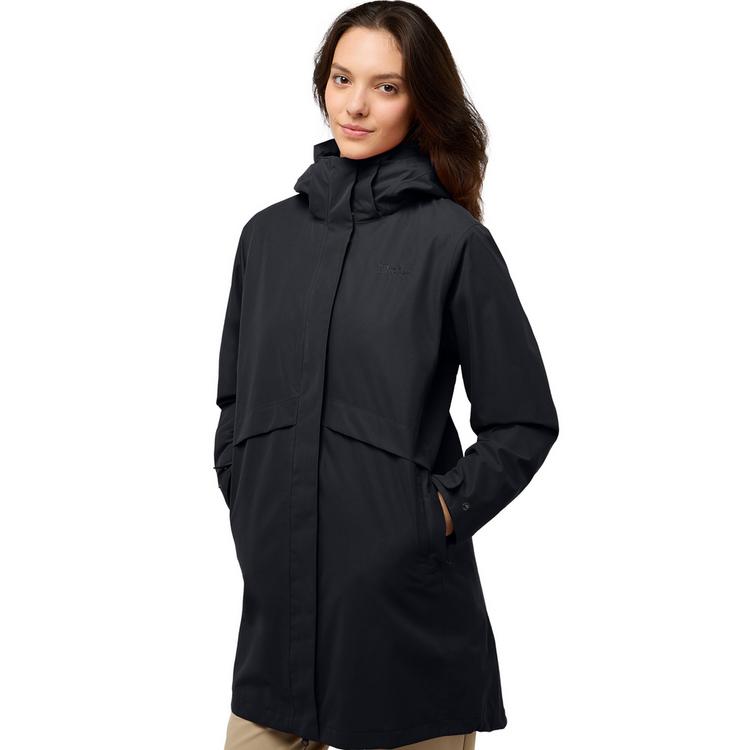 Jack Wolfskin Jack Wolfskin BAYLIGHT 3IN1 COAT W Funktionsmantel Damen - black - 0 | SportScheck